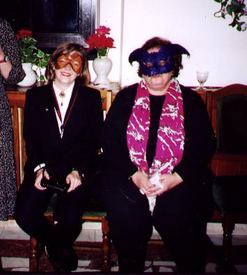 Katie Harse & Sharon Russell at the Masked Ball